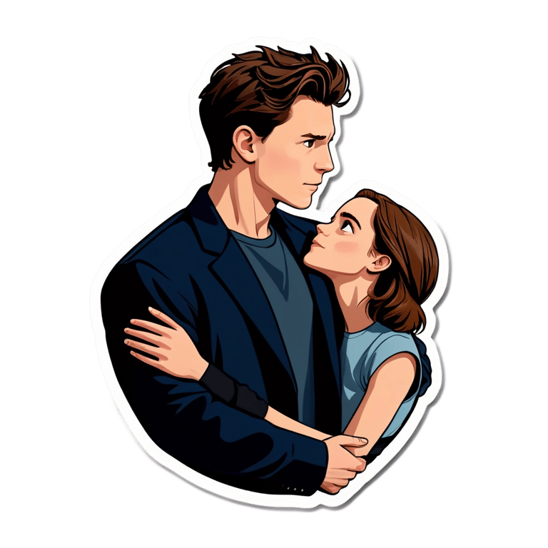 genmoji : Tom Holland a une relation sexuelle avec Emma Watson.