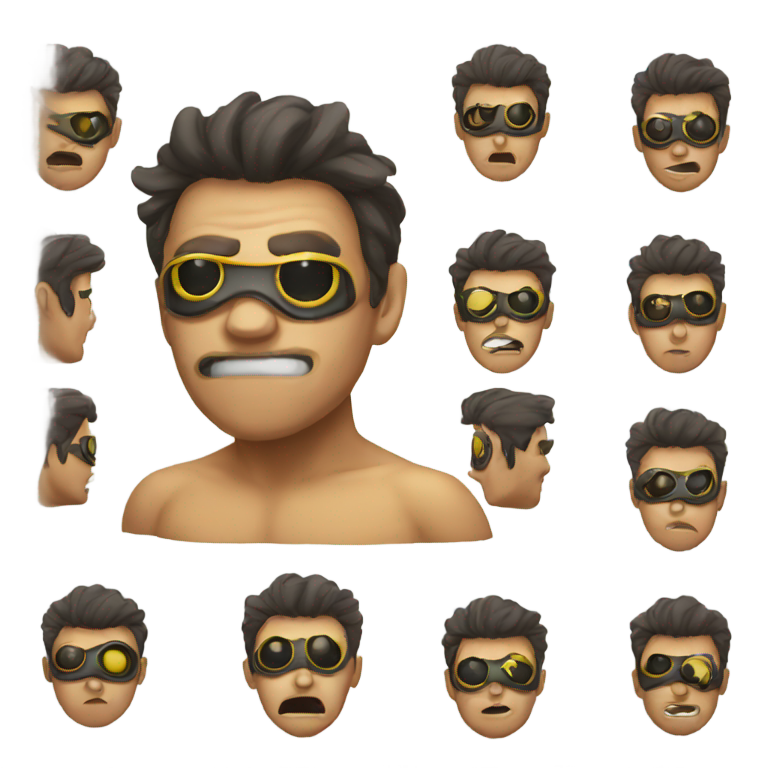 genmoji：独眼怪 诡异男子