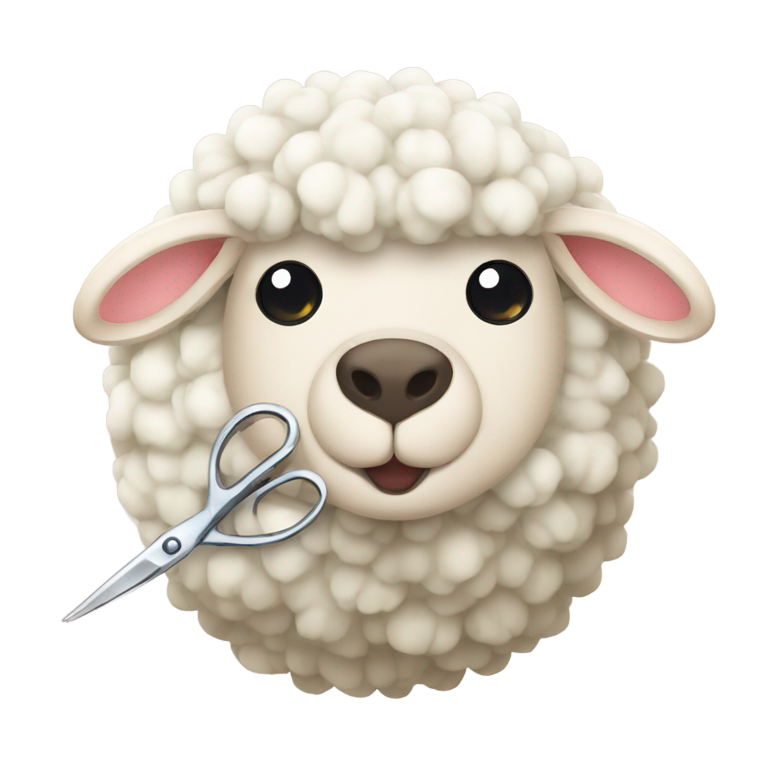 絵文字：🐏 ✂️ 🐡