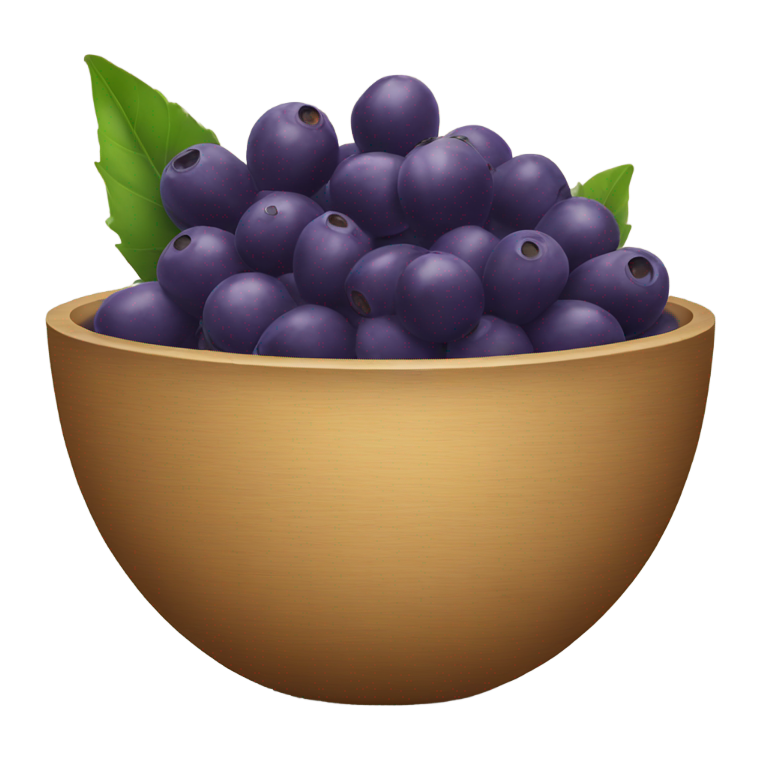 genmoji : Bol de fruits d'açaí