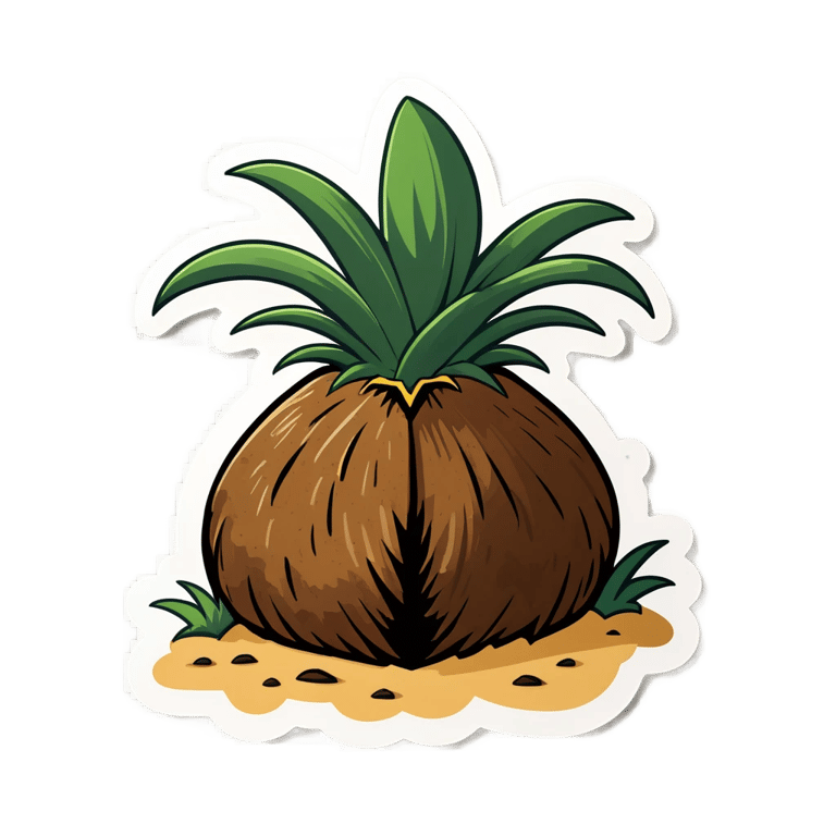 genmoji : Sphaigne combattant la fibre de coco
