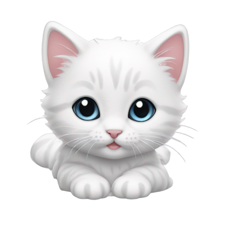 genmoji：雪地小猫咪