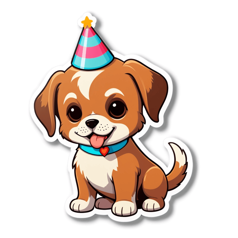 genmoji: Puppy birthday