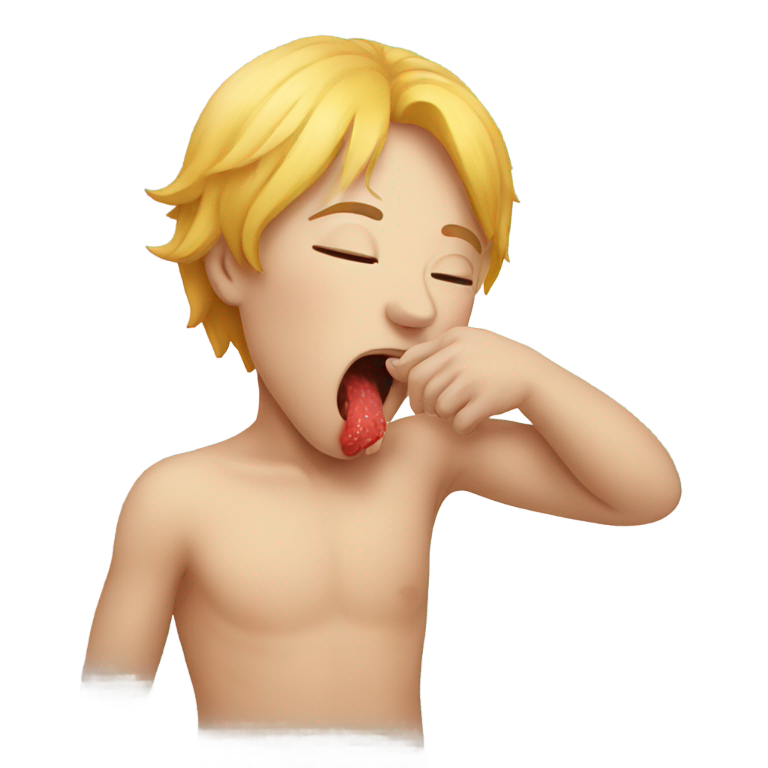 genmoji : léchage corporel