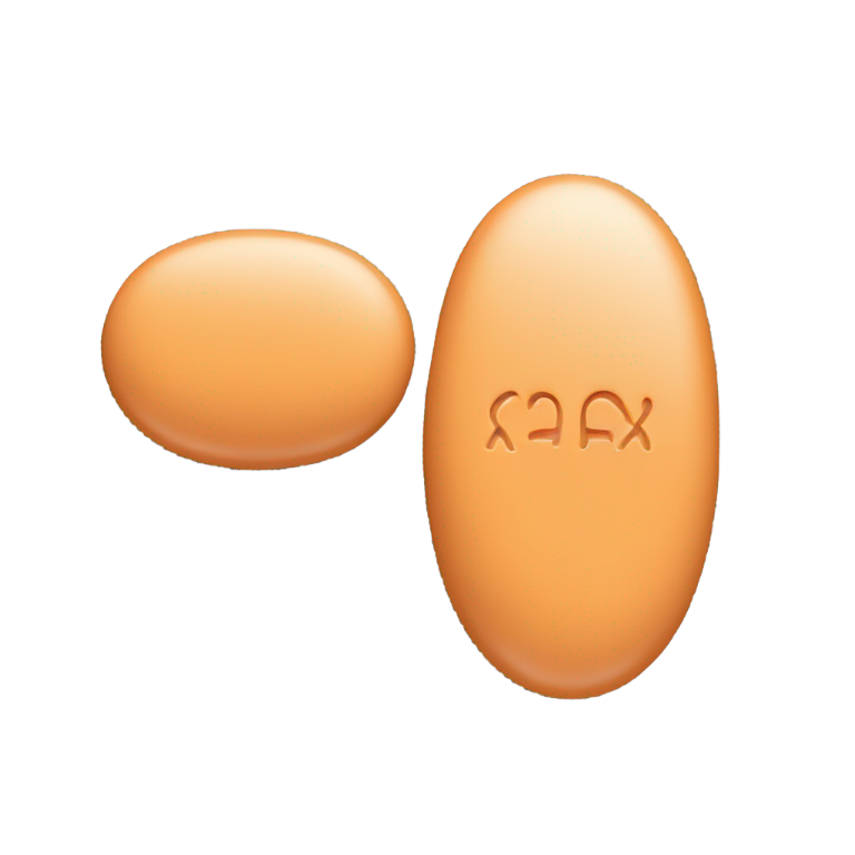genmoji: An oval very pale orange matte colored pill imprinted with the words xanax 0.5 laying sideways