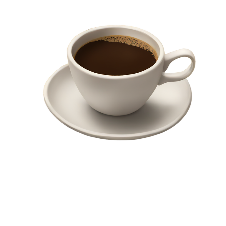 genmoji: aesthetic coffee with an old book