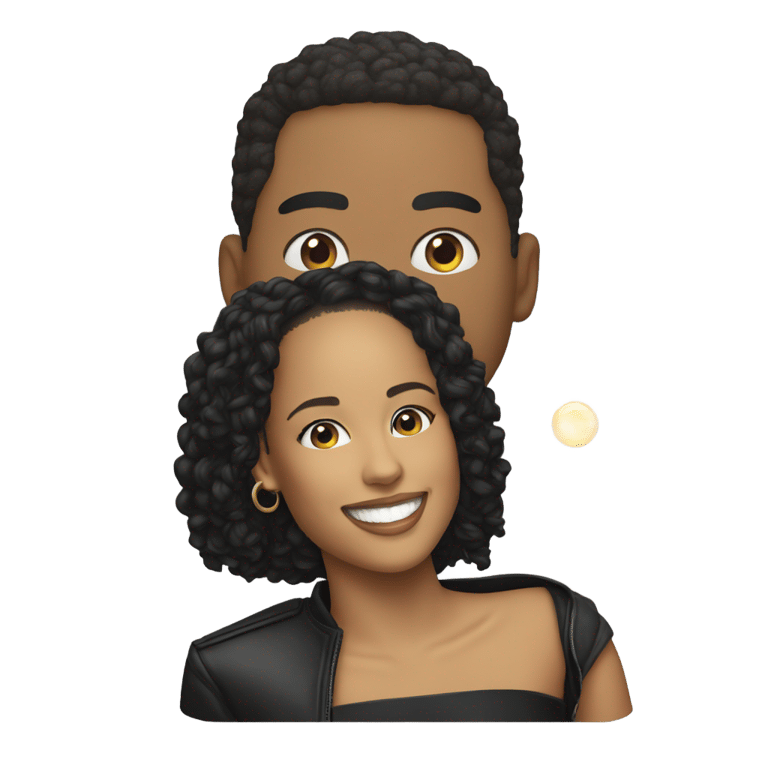 絵文字：Saturn and Alicia Keys