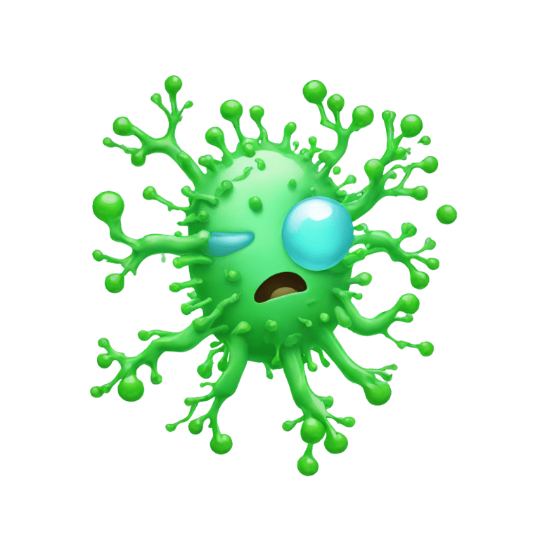 genmoji : Germes rendant une personne malade