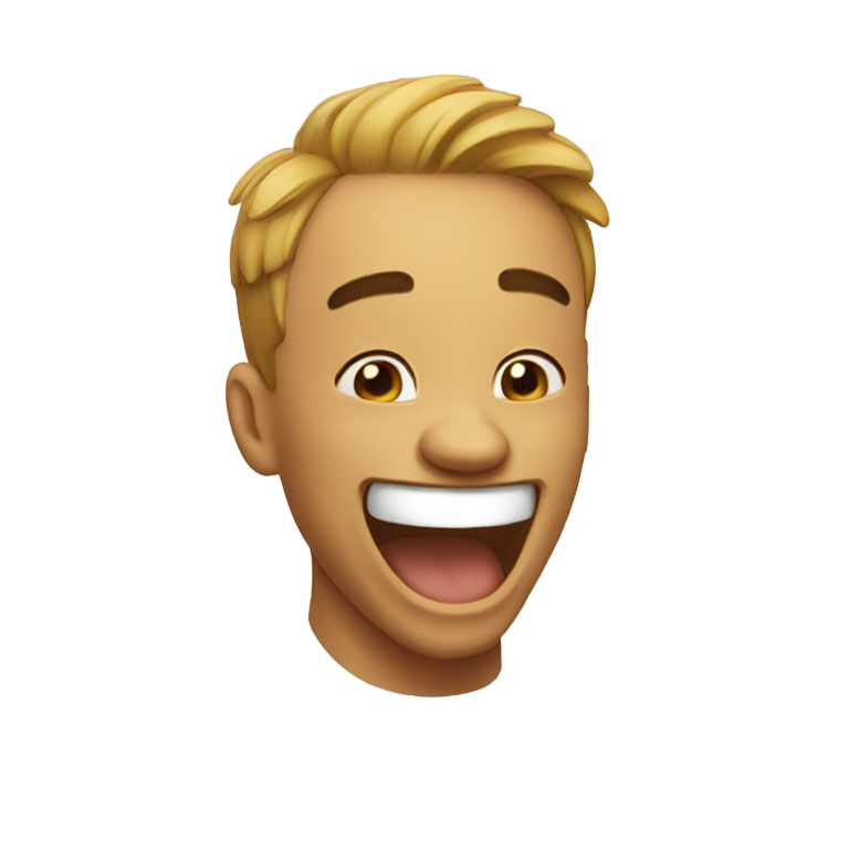 genmoji：kekw笑脸迷因。确保捕捉到他的面部表情。