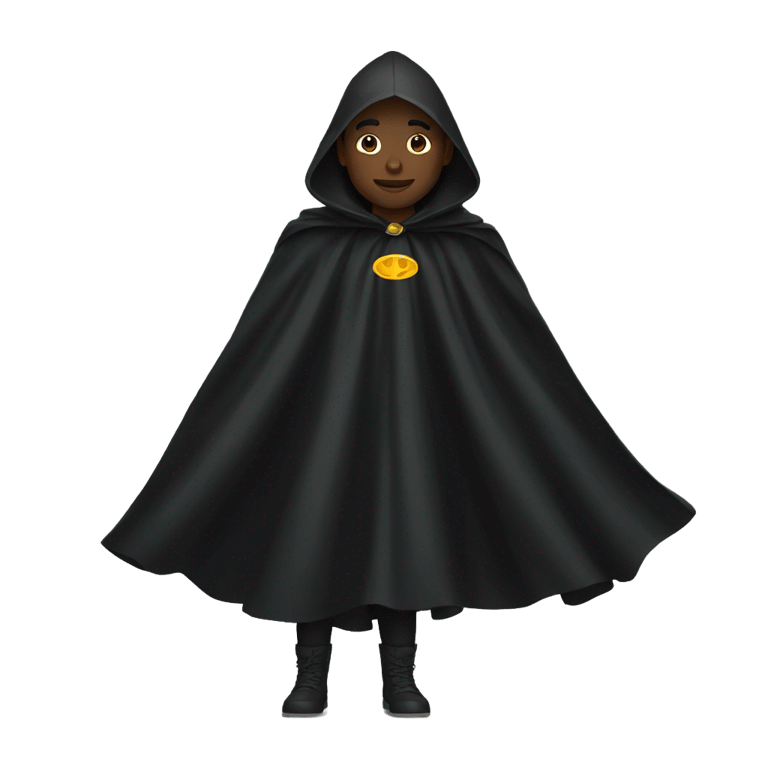 genmoji : Black cape