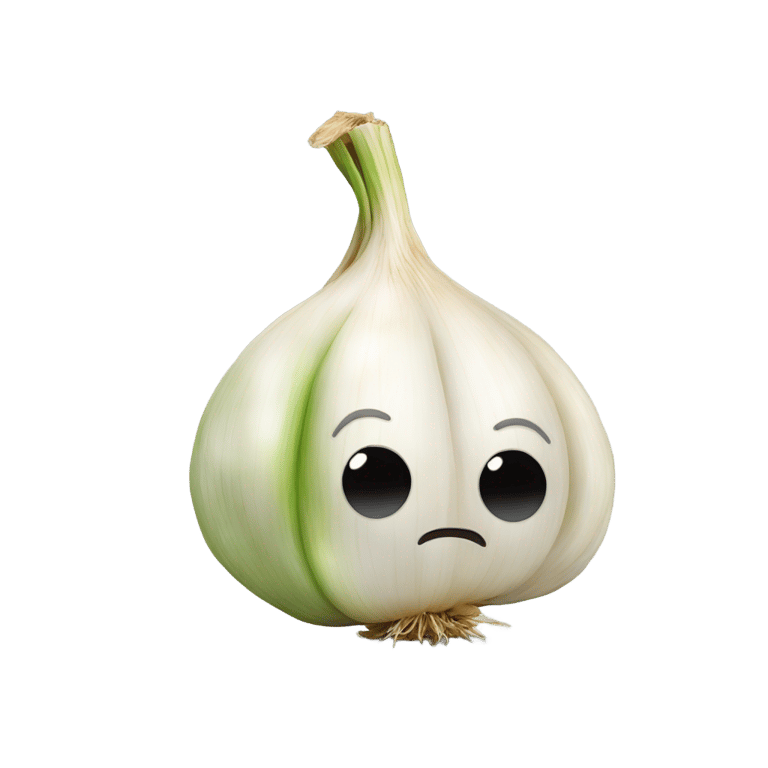 絵文字：Garlic onion