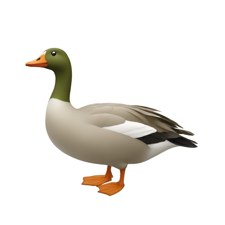 genmoji : Oie en olive