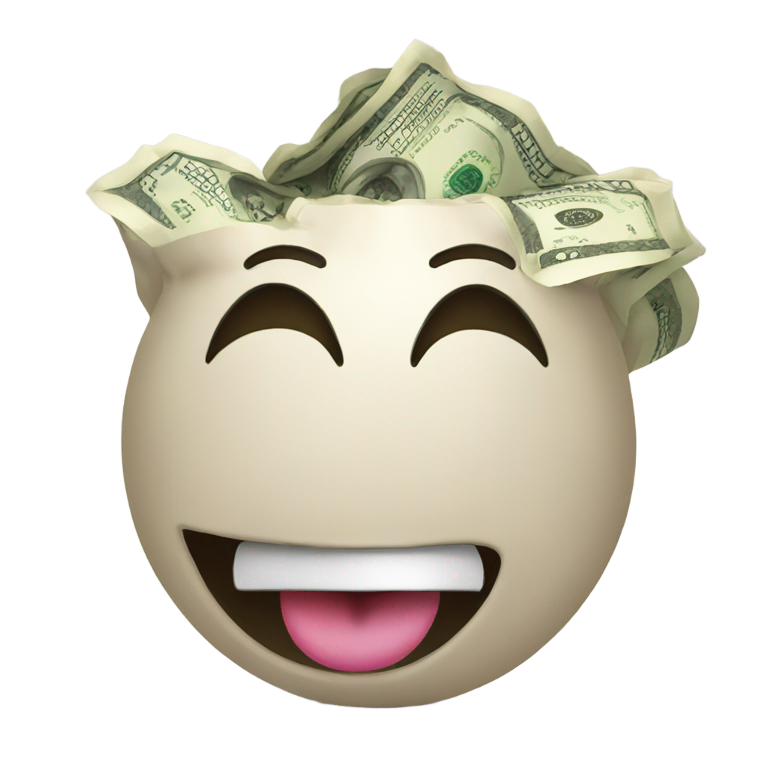 絵文字：お金に目がない！💸