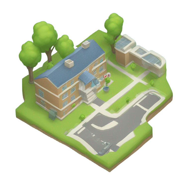 genmoji : carte du lieu de travail, marteau, emplacement