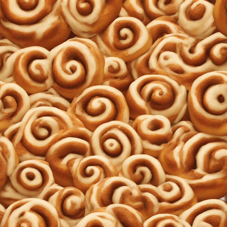 genmoji : Un roulé à la cannelle réaliste