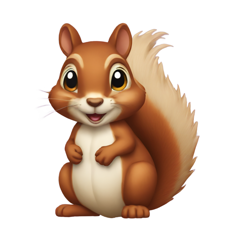 genmoji : Chevalet pour écureuil
