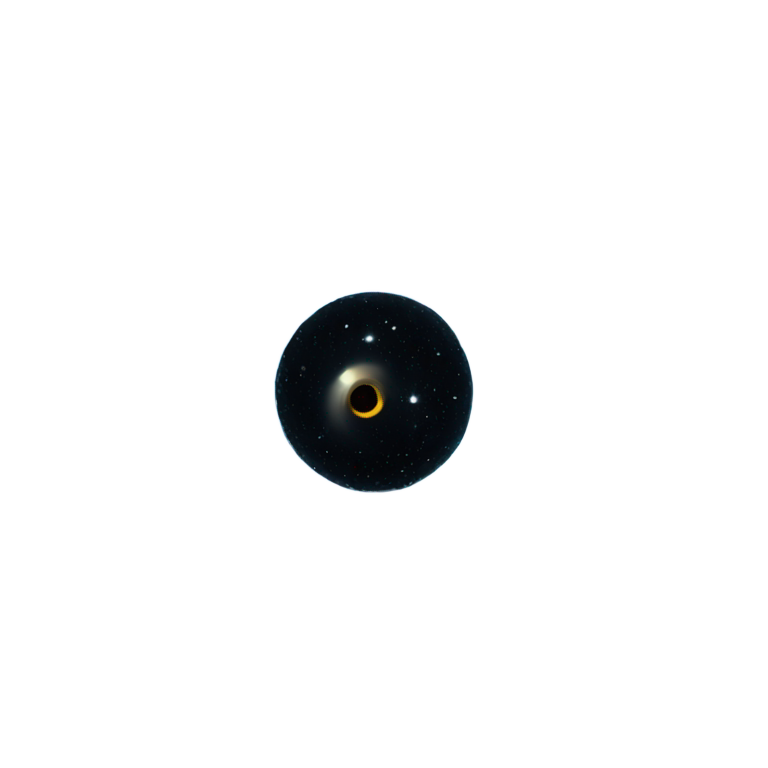 genmoji : À l'intérieur d'un trou noir.