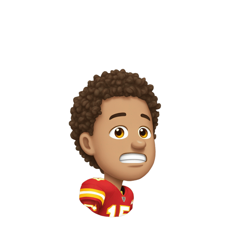 genmoji：帕特里克·马霍姆斯在哭泣