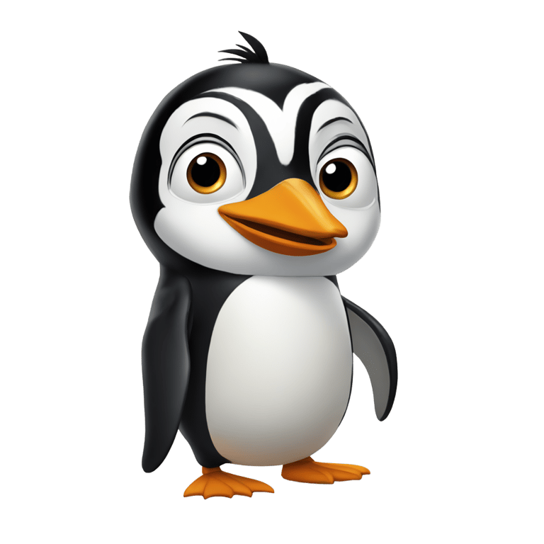 絵文字：マダガスカルのペンギン