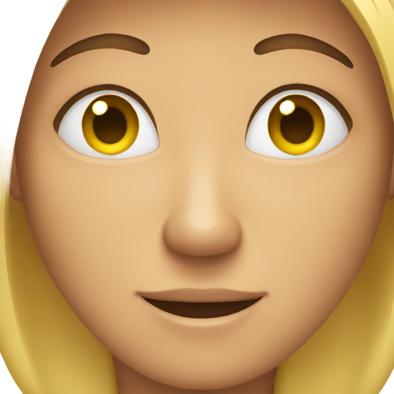 genmoji: A plain emoji face with .___.
