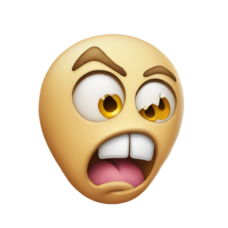 genmoji: Angry sticking tongue out