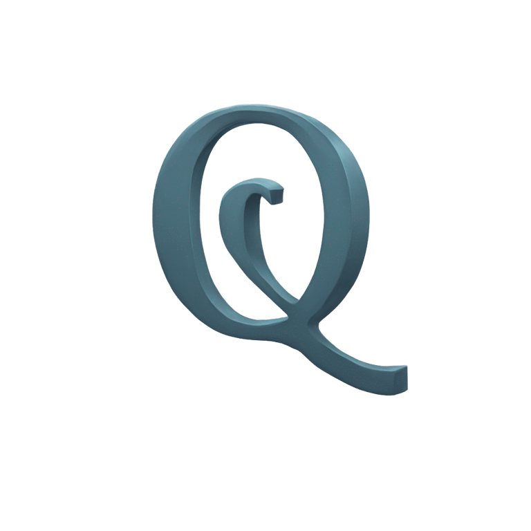 絵文字：文字Q