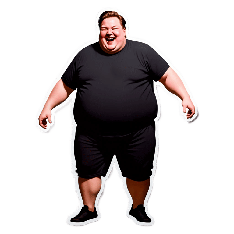 genmoji：胖人跳舞