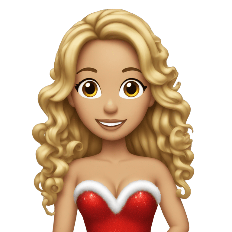 絵文字：mariah carey christmas
