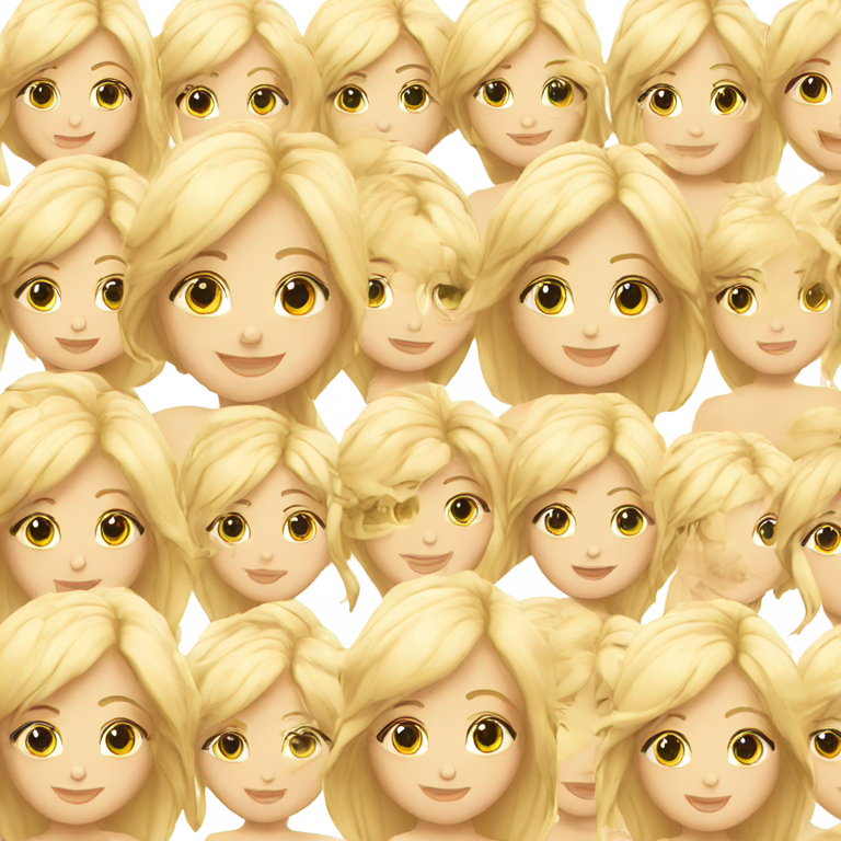 genmoji：金发白肤裸女