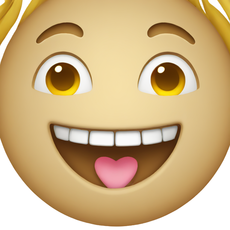 絵文字：Smiling heart