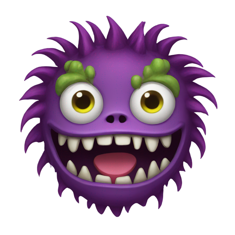genmoji: freaky monster