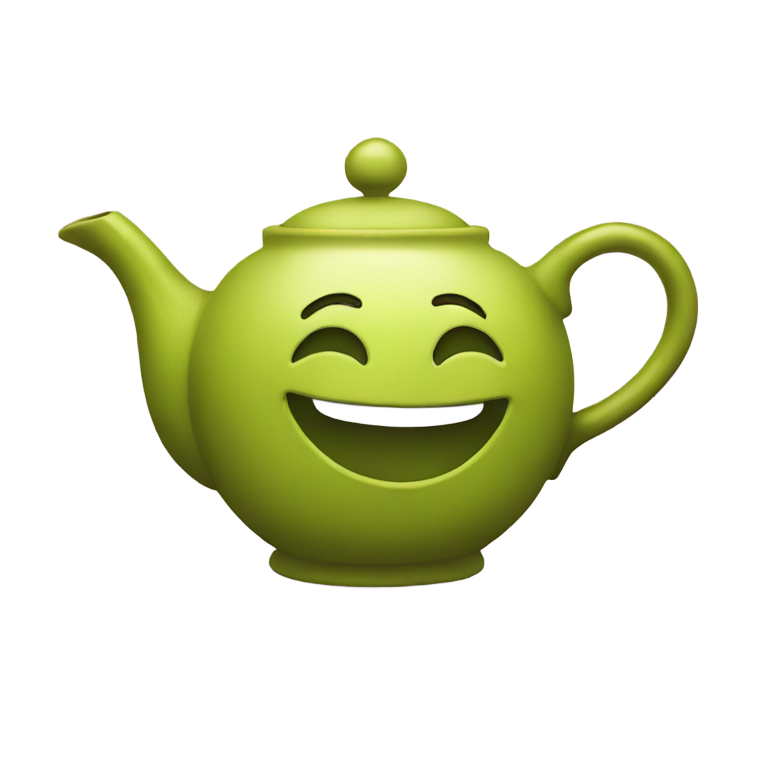 genmoji : Une théière dansante