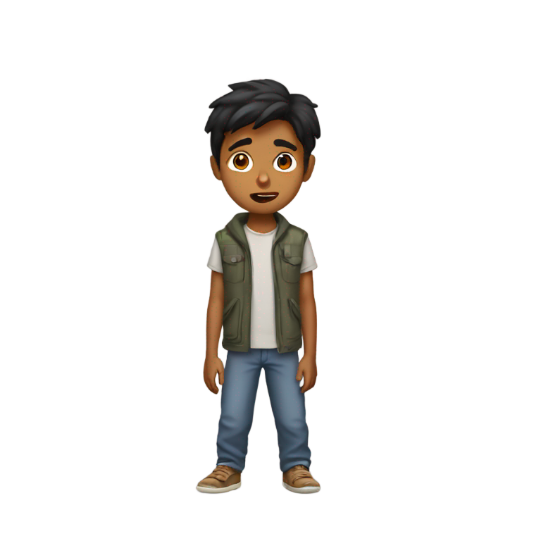 genmoji：印度男孩崩溃了