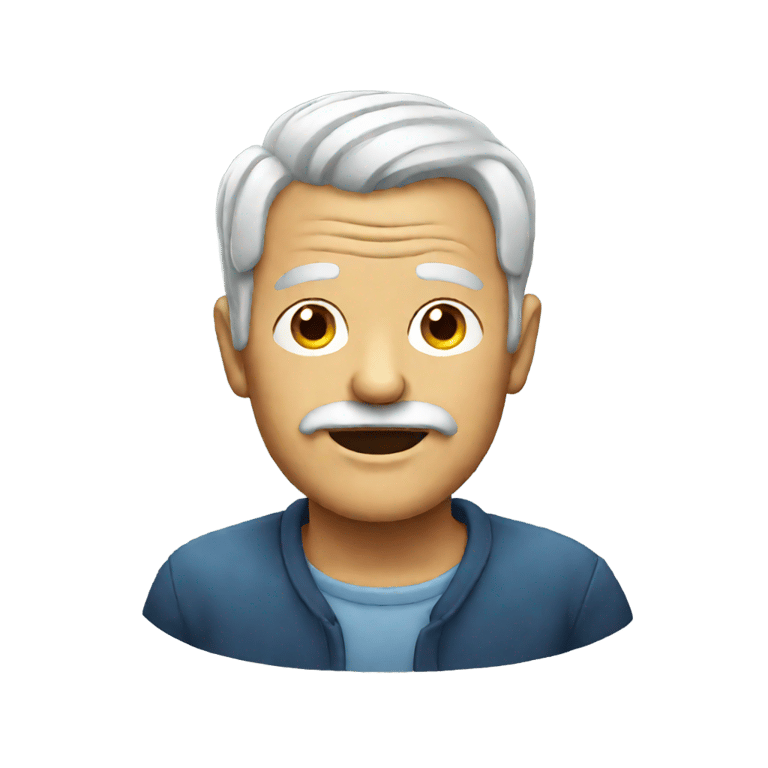 genmoji：老头染发