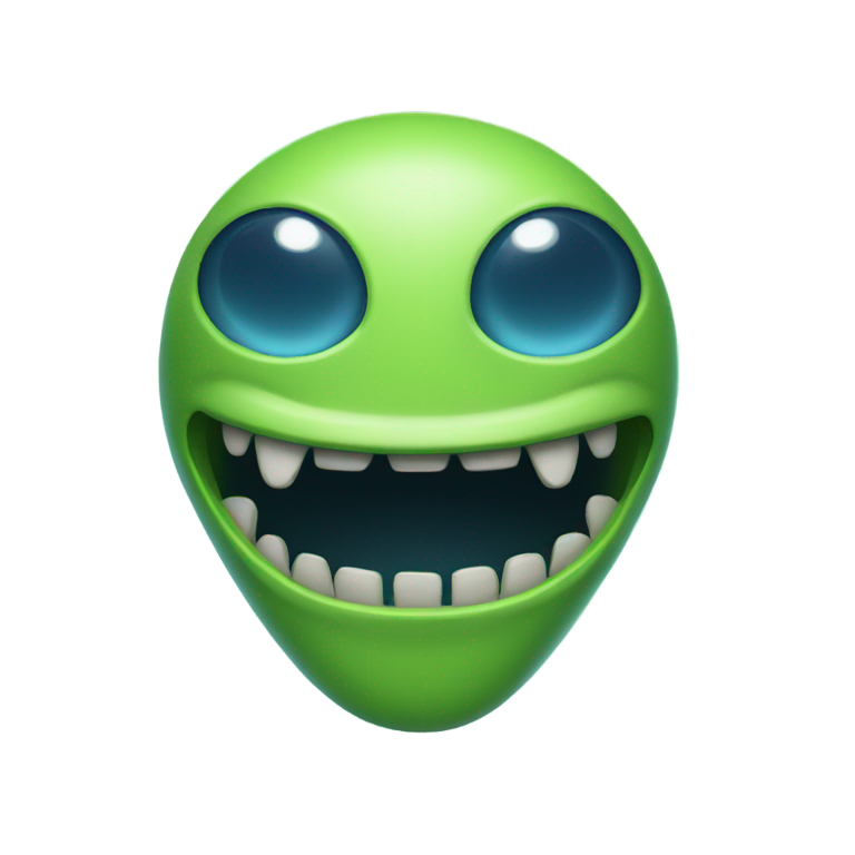 genmoji: Alien smile