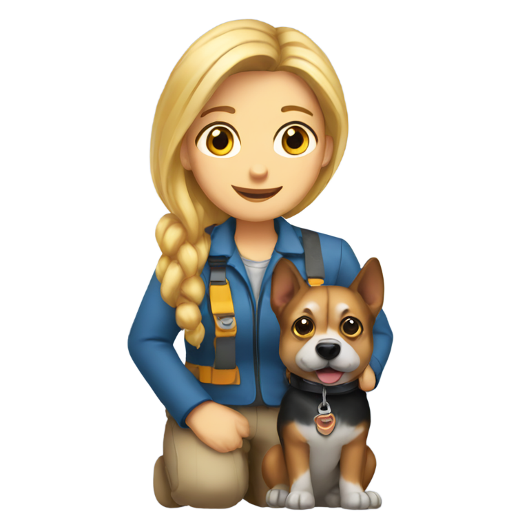 genmoji: professional dog handler