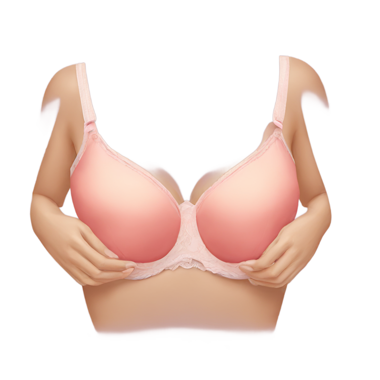 genmoji：手放在胸罩上