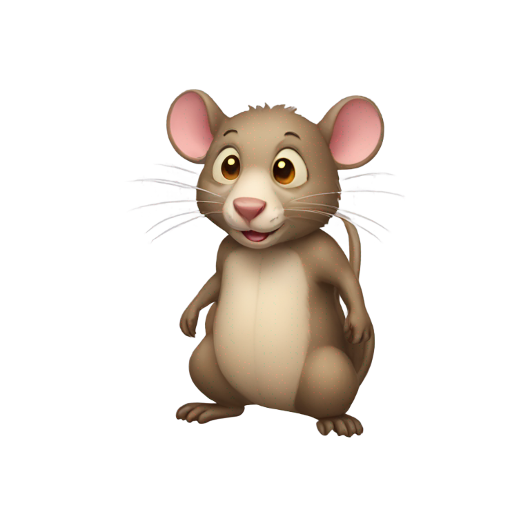 絵文字：クマネズミ