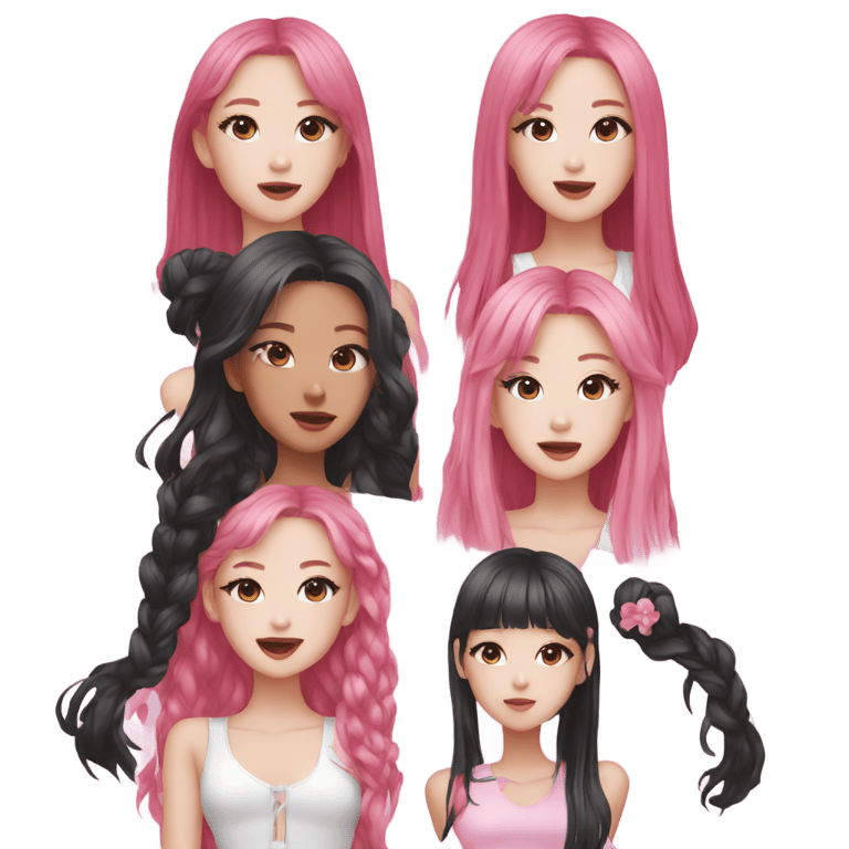 genmoji：黑pink