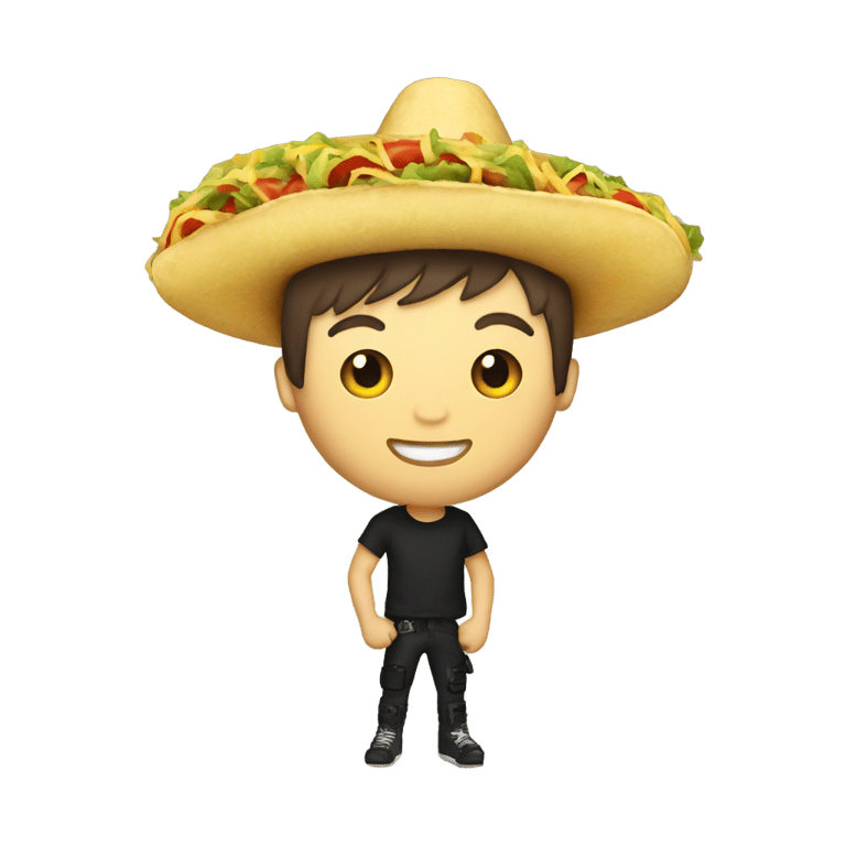 genmoji：乔什·丹恩拿着一个墨西哥卷饼