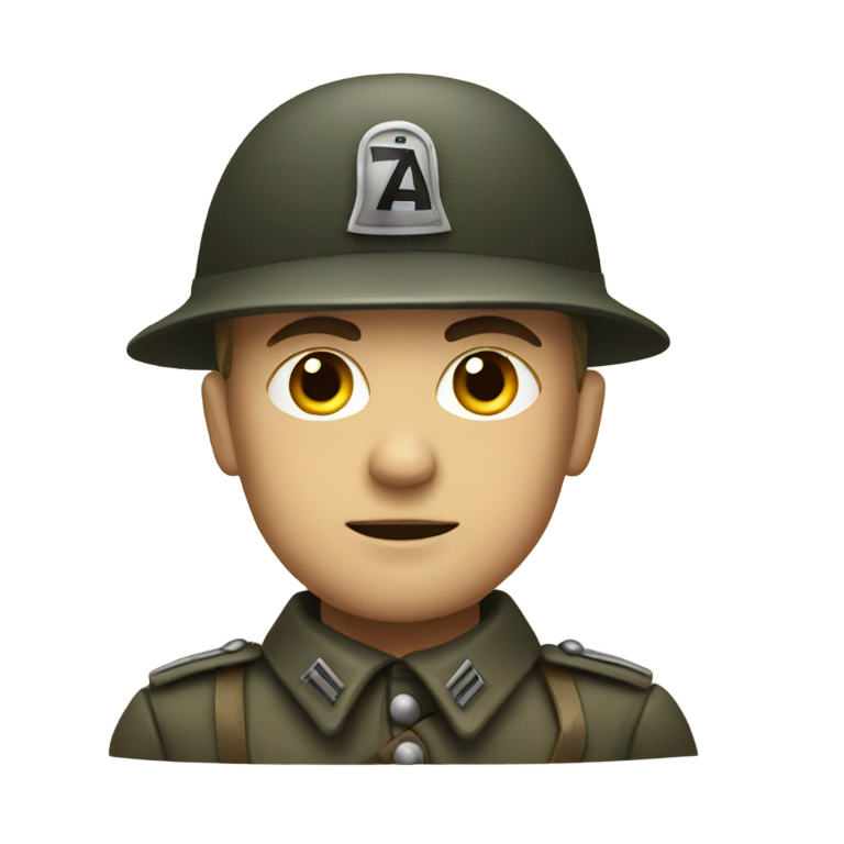 genmoji: A nazi soldier