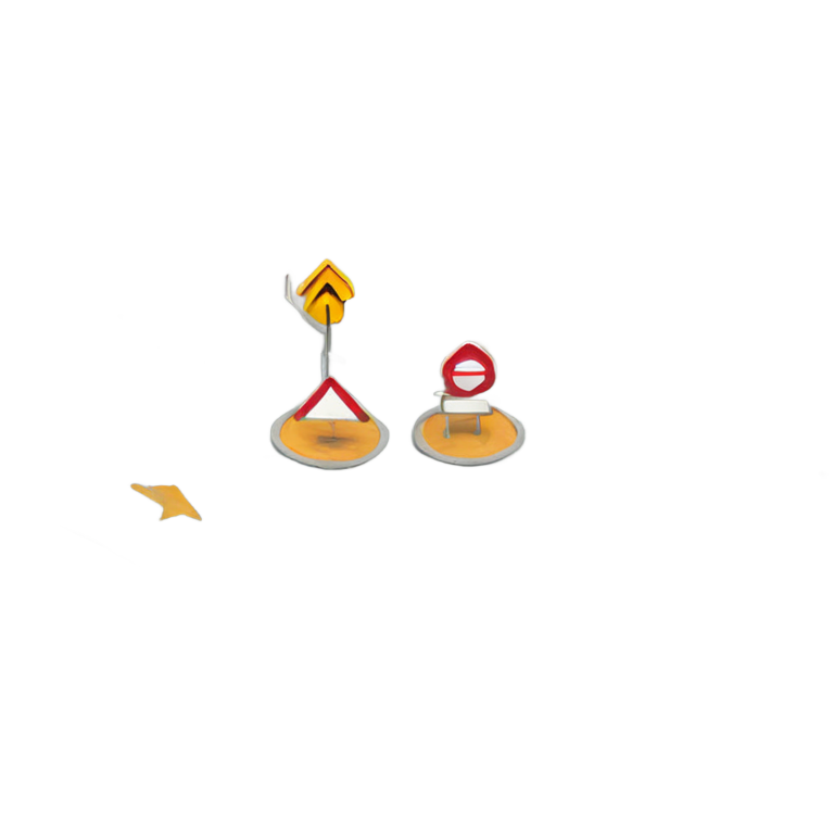 genmoji: Two way traffic sign