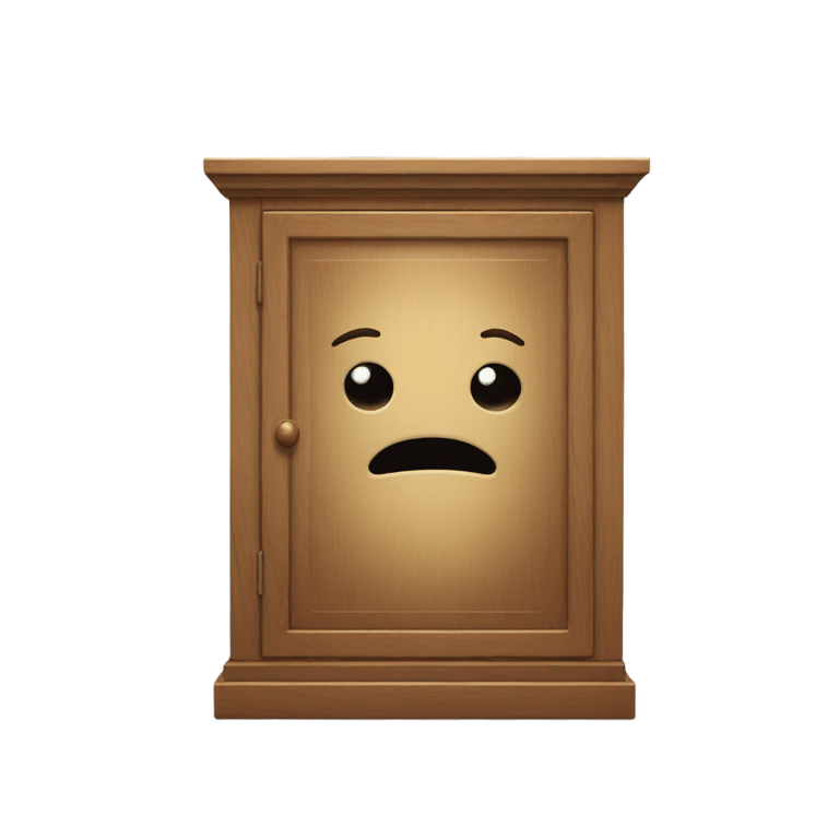 絵文字：cabinet with a face