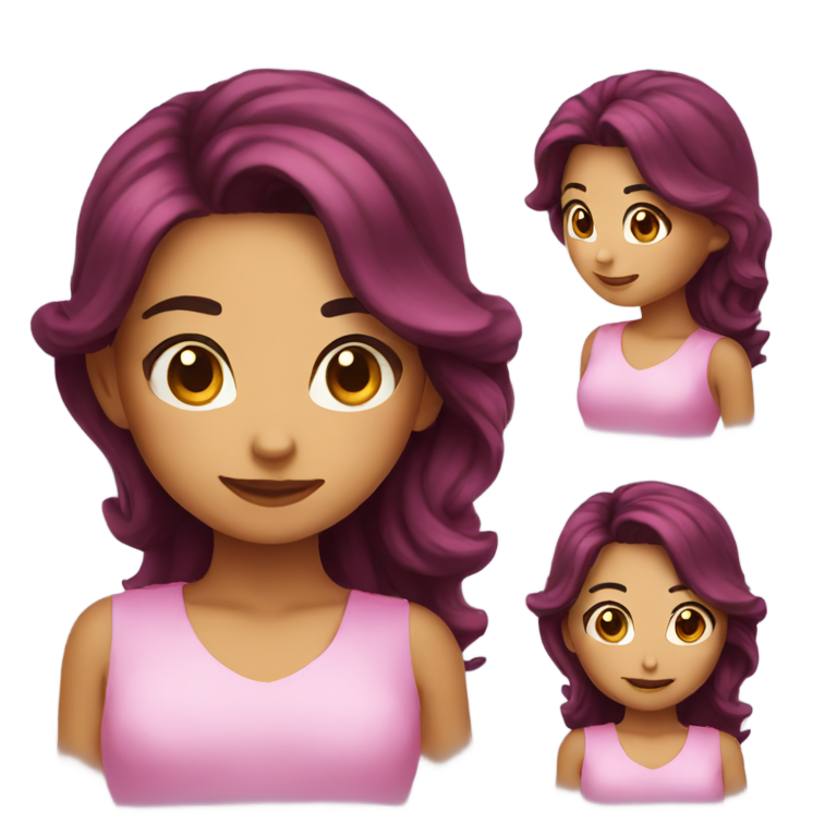 genmoji: Flirty blushing