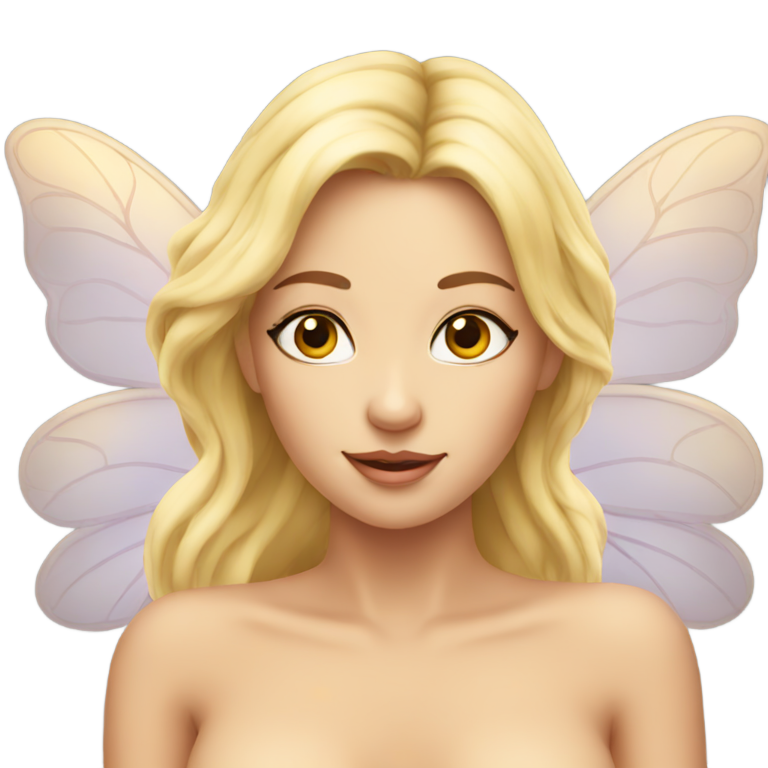 genmoji：裸体金发仙女
