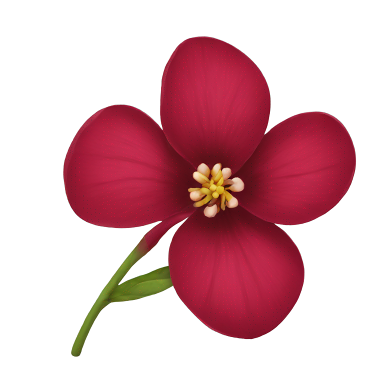 絵文字：深紅の花
