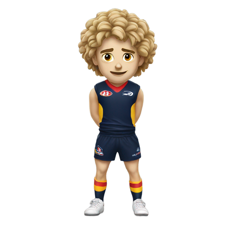 genmoji : Adelaide Crows AFL Josh Rachele