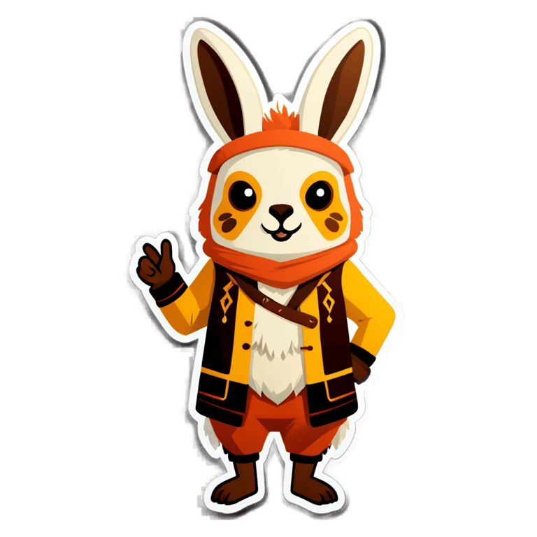 genmoji: Super llama bunny