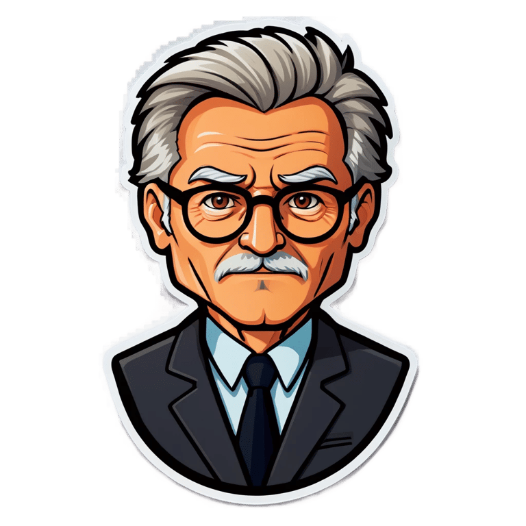 genmoji: Blonde/Grey hair middle aged man teacher