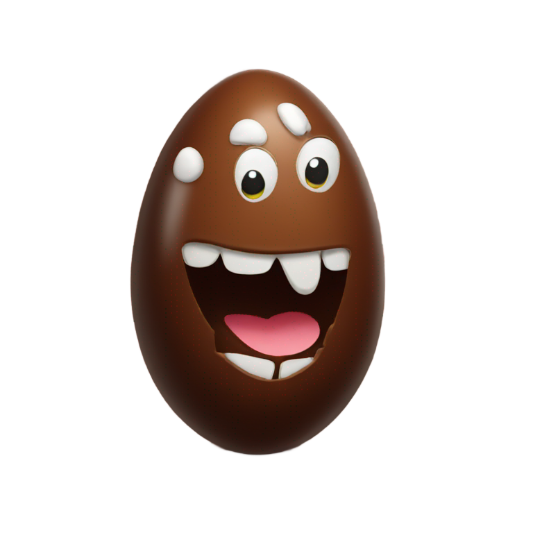 genmoji：巨型巧克力蛋